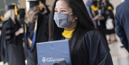 Student Graduating